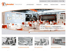 Tablet Screenshot of elumatec.de